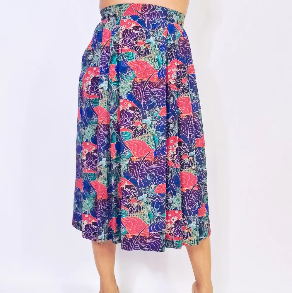 Floral Midi Skirt